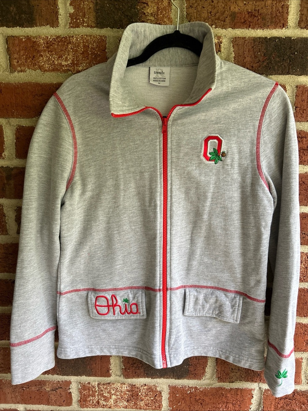 Ohio State Rare full zip jacket Vintage Women’s Jacket Size Medium.